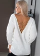 Светр "Кайлі" Білий 44-48 Oversize Anika 000005545 - изображение 2