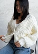 Кардиган "FLORA" Молочний 44-48 Oversize Anika 000005341 - зображення 2
