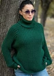 Светр "Джоллі" Смарагдовий 44-48 Oversize Anika 000005564 - изображение 1