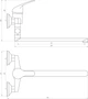 Cмеситель для ванной однорукояточный с длинным изливом GLOBUS LUX SOLLY GLSO-0108 L-350 хром латунь 000013279 - изображение 4