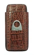 Футляр для 3 сигар Croco Design Brown - зображення 1