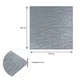 Панель декоративная с рельефным рисунком 3D Sticker Wall Silver 700x700x6mm (D) SW-00001951 - изображение 3