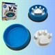 Миска для собак котов круглая Slow Feeder Bowl Лапка для медленного кормления пластиковая - изображение 2