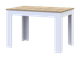 Столовий стіл Флінт Doros 120×78×80 білий/дуб артізан - изображение 1