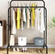 Двойная стойка вешалка для одежды и обуви TOPA напольная с полкой Loft Rack - изображение 3
