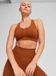 Спортивный топ для бега и тренировок женский Puma 4Keeps Shapeluxe Bra 52436181 L Коричневый (4099685624911) - изображение 1