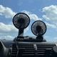 Вентилятор автомобільний подвійний Xtrobb Від прикурювача 12 - 24 V (23222) - зображення 4