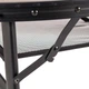 Стіл туристичний Bo-Camp Woodbine Oval 150x80 cm Black/Wood look (1404230) - зображення 8