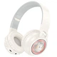 Навушники Bluetooth HOCO W50 з підсвічуванням RGB BT5.3, AUX/TF, 12h дитячі Молочний - изображение 1