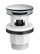 Донный клапан для раковины hansgrohe Push-Open 50105000 - изображение 1