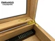 Х'юмідор для 15-20 сигар Walnut Matte - изображение 5