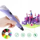 3D-ручка для рисования комплект 9M PLA (пластик 3 цвета), USB Purple - изображение 9