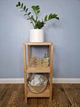 Стелаж (этажерка) 800х360х360 мм WoodDecor из натурального дерева 3 полочки покрытый лаком - изображение 1