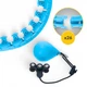 Обруч (хулахуп) массажный 4FIZJO с отягощением Sky Blue (P-5907739316837) - изображение 6