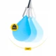 Обруч (хулахуп) массажный 4FIZJO с отягощением Sky Blue (P-5907739316837) - изображение 8