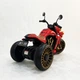 Детский электромотоцикл U-MAX Retro 2029 Красный с подсветкой фар и музыкальным плеером - изображение 5