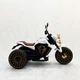Детский электромотоцикл U-MAX Retro 2029 Белый с подсветкой фар и музыкальным плеером - изображение 3