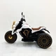 Детский электромотоцикл U-MAX Retro 2029 Белый с подсветкой фар и музыкальным плеером - изображение 4