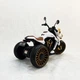 Детский электромотоцикл U-MAX Retro 2029 Белый с подсветкой фар и музыкальным плеером - изображение 5