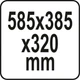 Системный Бокс (585 х 385 х 320 мм) из 3 Секций 32T S1 YATO YT-09167 - изображение 3