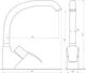 Кран кухонный одноручный GLOBUS LUX GLQU-0203S-BIG-9-BRONZE бронзовый латунь 000019220 - изображение 4