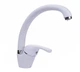 Cмеситель кухонный однорычажный GLOBUS LUX GLSO-0203S 7-WHITE белый латунь 000019210 - изображение 3
