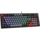Клавіатура GamePro MK120B LED Red Switches USB Black (MK120R) - зображення 2