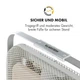 Інфрачервоний підлоговий нагрівач Klarstein HeatPal Marble 1300 Вт білий - зображення 5