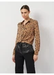 Блуза boohoo 38 Темно-бежевый HA4147_черн.пятна - изображение 1