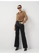 Блуза boohoo 38 Темно-бежевый HA4147_черн.пятна - изображение 2