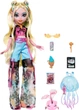Кукла Монстер Хай Лагуна Блю с питомцем Monster High Lagoona Blue with Pet Fish Neptuna Mattel (HXH75) - изображение 2