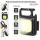 Фонарь MULTIFUNCTIONAL BL-J031s-COB, plastic, Li-Ion аккумулятор, магнит, карабин, открывалка, ЗУ Type-C - изображение 1