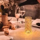 Настольная лампа ночник Роза RGB Crystal Rose. Проекционный светильник торшер Rose Diamond Table Lamp кристалл серсорная c пультом - изображение 9