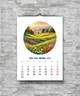 Календарь настенный перекидной АКВАРЕЛЬ КРУГИ 13 ЛИСТОВ ENTERSTORE 42х29.7 см (ART 250152) - изображение 7