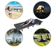 Складная походная кровать Раскладушка 192 × 65 см Solve KT6005802 Black - изображение 8