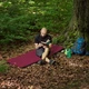 Килимок надувний NILS CAMP NC4007, 240 х 60 х 5 см - бордовий - изображение 12