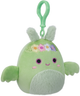 Плюшевий брелок Squishmallows Tove - Mint Green Mothman W/Flower Crown and Fuzzy Belly (196566406971) - зображення 4