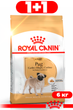 Сухой корм Royal Canin Pug Adult для взрослых собак породы мопс возрастом 6кг - изображение 1