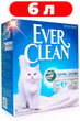 Наповнювач для котів з активованим вугіллям комкующийся Ever Clean Total Cover 6л - зображення 1