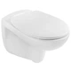 Унитаз подвесной безободковый белый KRONER Oker WHI533536 с крышкой CV033120 - изображение 1