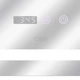 Зеркало Qtap Mideya 1000х700 с LED-подсветкой Touch, с антизапотеванием, с часами, диммером, регулировка яркости QT2078NCF10070W - изображение 6