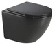 Унитаз подвесной Mixxus Premium Ellipse-0303-R Black 520x365x360mm система смыва RIMLESS (MP6464) - изображение 1