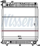 Радиатор охлаждения двигателя MERCEDES-BENZ T1/TN, NISSENS (62635) - изображение 1