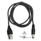 USB кабель живлення DC 5.5 x 2.1 мм 5вольт - зображення 2
