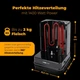 Электрошашлычница Clatronic 1400 Вт, 3 в 1 гриль + шашлык + шаурма (DVG 3686) - изображение 6
