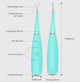 Скалер очиститель зубов от камня Dental Calculus Blue - изображение 2