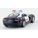 Металлическая инерционная полицейская машинка Dodge Viper GTSR Police для мальчика и девочки 12,5см KL KT5363WP - изображение 5
