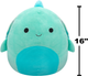 Pluszowa maskotka Squishmallows Żółwik Cascade ze skorupą tai-dai 40 cm (0196566412309) - obraz 8