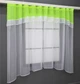 Кухонная гардина VR-Textil № 036к арка белый с неоново-салатовым 280х170 см (52-0885) - изображение 2