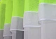 Кухонная гардина VR-Textil № 036к арка белый с неоново-салатовым 280х170 см (52-0885) - изображение 3